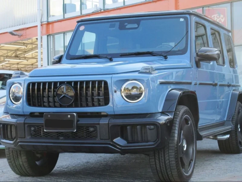 2025 Mercedes-Benz G63 AMG Carbon Interior and Exterior 4.0L V8 Engine Blue Black SUV