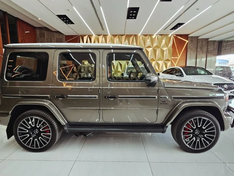 2026 Mercedes-Benz G63 AMG MONZA GREY DOUBLE NIGHT PACKAGE 4.0L V8 Bronze Brown SUV