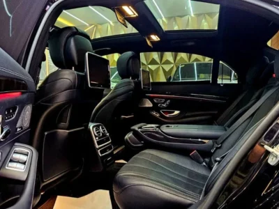 2014 Mercedes Benz S400 Std 3.5 Litres Turbo 6 Cylinders Engine Black Sedan Korean Specs