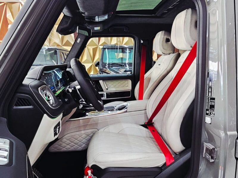 2026 Mercedes-Benz G63 AMG NARDO GREY DOUBLE NIGHT PACKAGE 4.0L V8 Grey White SUV