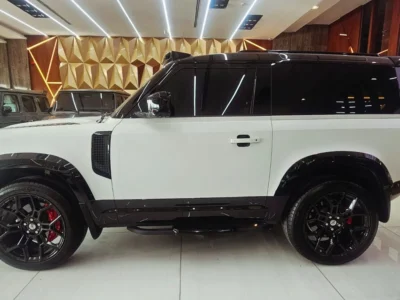 2023 Rover Defender 90 X-DYNAMIC HSE P400 3.0L Cylinders Petrol Engine White Beige SUV