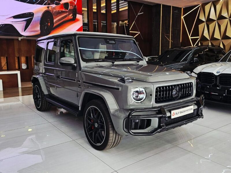 2026 Mercedes-Benz G63 AMG NARDO GREY DOUBLE NIGHT PACKAGE 4.0L V8 Grey White SUV