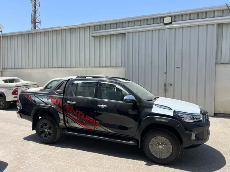 2026 TOYOTA HILUX ADVENTURE 2.4L 4X4 DIESEL 4 Cylinders Black Red Pickup Truck GCC