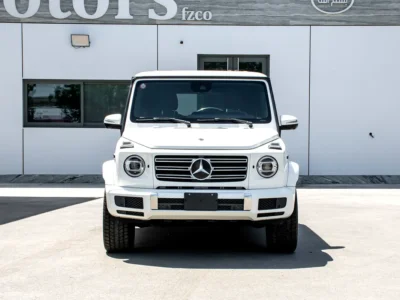 2019 Mercedes-Benz G-Class G 550 8 Cylinders Petrol Engine White Black SUV Automatic