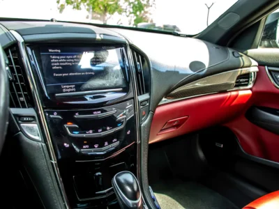 2018 Cadillac ATS 2.0T Premium Luxury 4 Cylinders Petrol Engine Black Red Sedan Mint Condition