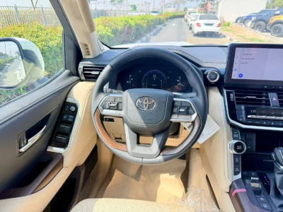 2026 Toyota Land Cruiser GXR 3.5 Litres V6 Petrol Engine White Beige SUV GCC Specs