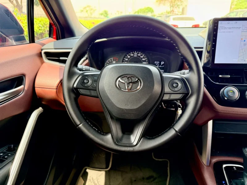 2024 Toyota Corolla Cross 1.8 Litres 4 Cylinders Petrol Engine Red Black SUV
