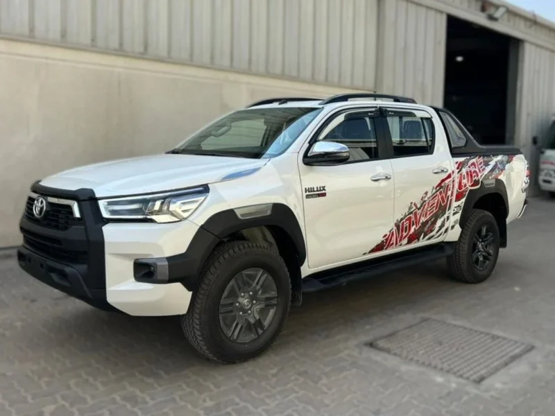2026 TOYOTA HILUX ADVENTURE 2.4L 4X4 DIESEL 4 Cylinders White Blue Pickup Truck