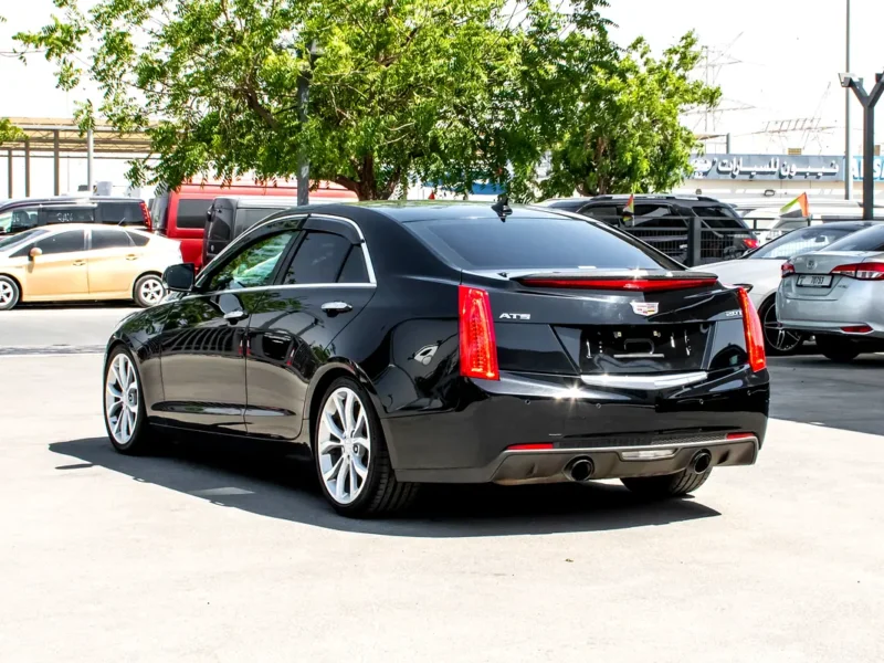 2018 Cadillac ATS 2.0T Premium Luxury 4 Cylinders Petrol Engine Black Red Sedan Mint Condition