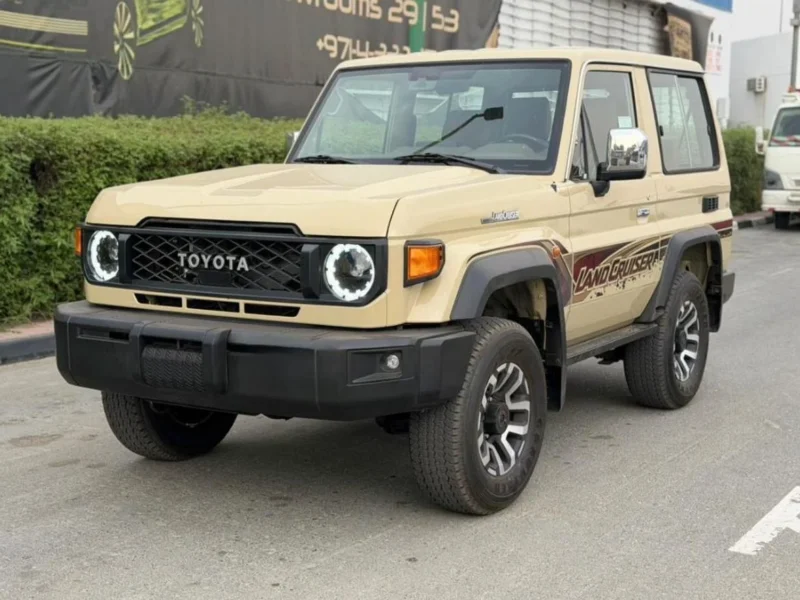 2026 Toyota Land Cruiser 70 4.0 Litres 6 Cylinders Petrol Engine Beige Brown SUV GCC Specs