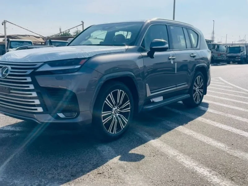 2025 Lexus LX700h Signature 3.5 Litres 6 Cylinders Hybrid Engine Grey Tan SUV GCC Specs