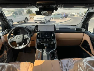 2025 Lexus LX600 Signature 3.5 Litres 6 Cylinders Petrol Engine Black Tan SUV GCC Specs