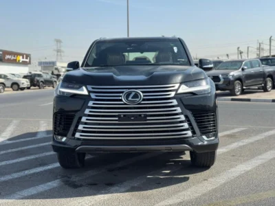 2025 Lexus LX600 Signature 3.5 Litres 6 Cylinders Petrol Engine Black Tan SUV GCC Specs