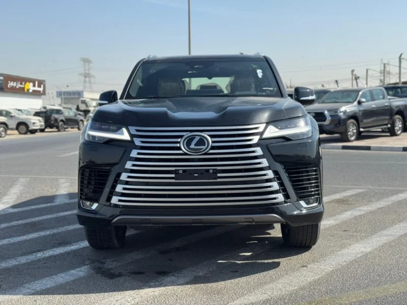 2025 Lexus LX600 Signature 3.5 Litres 6 Cylinders Petrol Engine Black Tan SUV GCC Specs