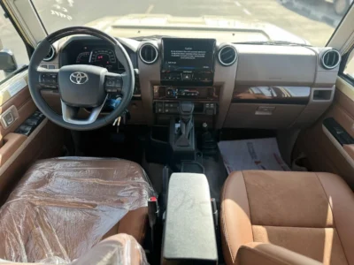 2026 Toyota Land Cruiser LC79 DC 6 Cylinders Engine Full option Beige Brown Pickup Truck
