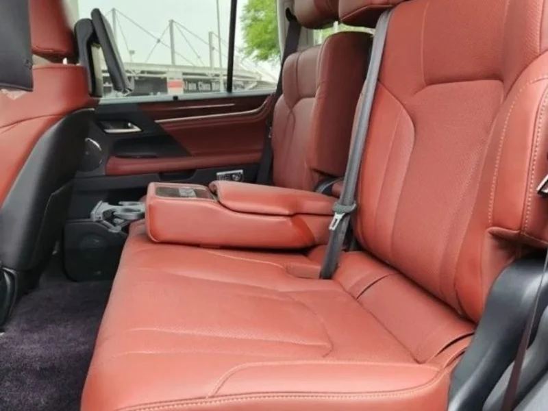 2021 Lexus LX570 Sport 5.7 Litres 8 Cylinders Petrol Engine Black Tan SUV GCC Specs