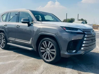 2025 Lexus LX700h Signature 3.5 Litres 6 Cylinders Hybrid Engine Grey Tan SUV GCC Specs