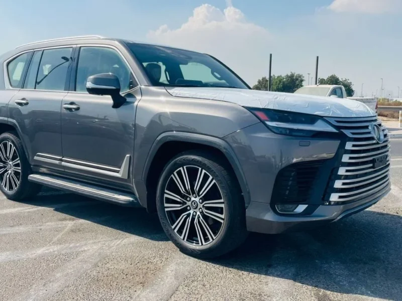 2025 Lexus LX700h Signature 3.5 Litres 6 Cylinders Hybrid Engine Grey Tan SUV GCC Specs