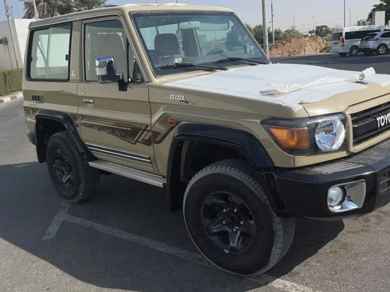 2022 Toyota Land Cruiser 70 4.0L 6 Cylinders Engine Beige Brown SUV GCC 70TH ANNIVERSARY
