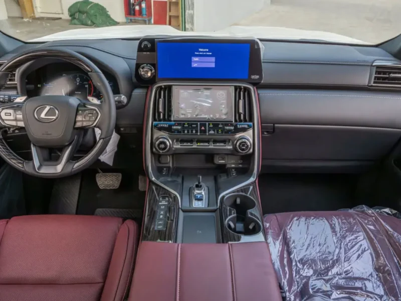 2026 Lexus LX700h 3.5 Litres 6 Cylinders Hybrid Engine Black Red SUV GCC Specs