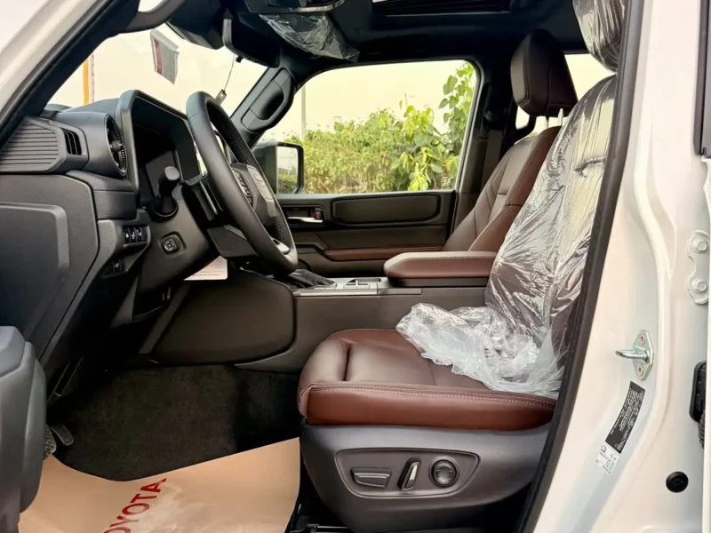 2026 Toyota Prado 2.4 Litres 4 Cylinders Petrol Engine White Tan SUV GCC Specs