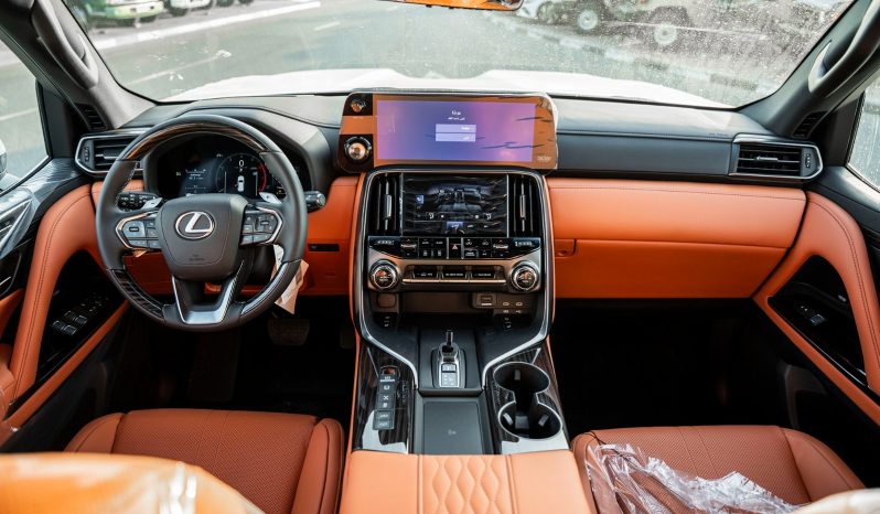 2026 Lexus LX700h VIP 3.5 Litres V6 Hybrid Petrol Engine White Orange SUV GCC Specs