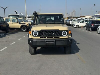 2026 Toyota Land Cruiser LC79 DC 6 Cylinders Engine Full option Beige Brown Pickup Truck