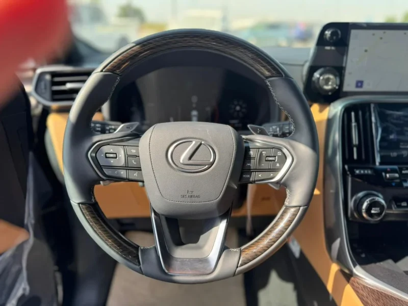 2025 Lexus LX600 Signature 3.5 Litres 6 Cylinders Petrol Engine Black Tan SUV GCC Specs