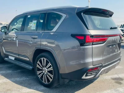 2025 Lexus LX700h Signature 3.5 Litres 6 Cylinders Hybrid Engine Grey Tan SUV GCC Specs