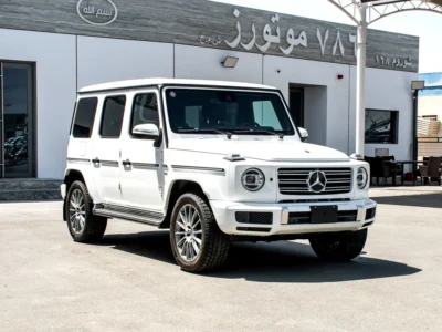 2019 Mercedes-Benz G-Class G 550 8 Cylinders Petrol Engine White Black SUV Automatic