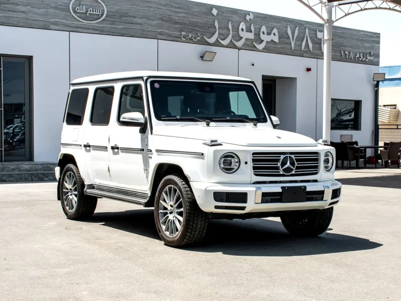 2019 Mercedes-Benz G-Class G 550 8 Cylinders Petrol Engine White Black SUV Automatic
