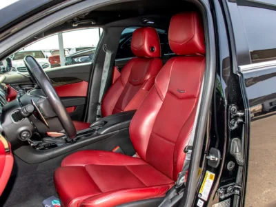 2018 Cadillac ATS 2.0T Premium Luxury 4 Cylinders Petrol Engine Black Red Sedan Mint Condition