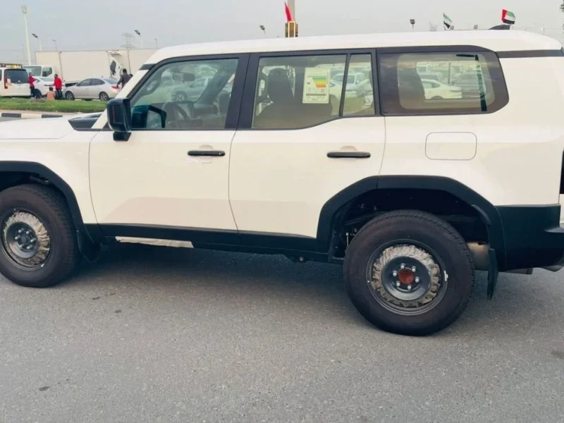 2025 Toyota Prado TXR 2.4T 4 Cylinders Petrol Engine White Black SUV GCC Specs