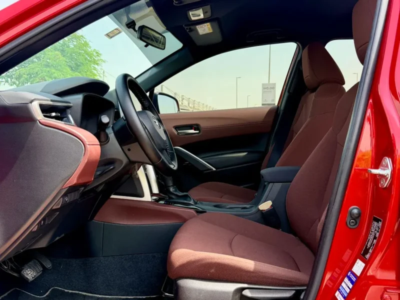 2024 Toyota Corolla Cross 1.8 Litres 4 Cylinders Petrol Engine Red Black SUV