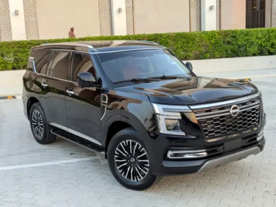 2017 Nissan Patrol SE Facelifted 2026 4.0 Litres V6 Petrol Engine Black Red SUV GCC Specs