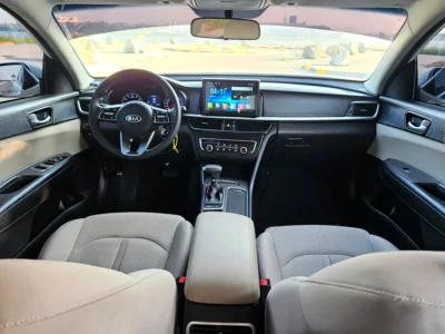 2020 Kia Optima Sport 4-cylinder Petrol Engine White Beige Sedan GCC Specs Automatic