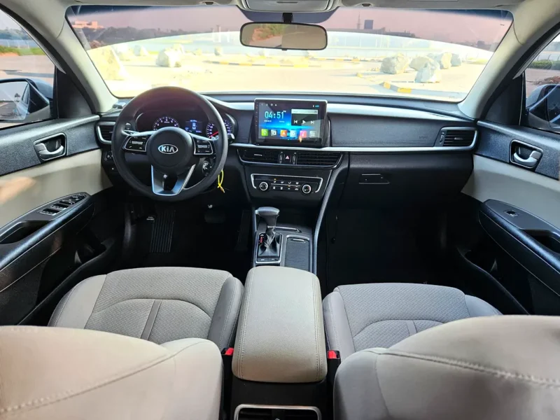 2020 Kia Optima Sport 4-cylinder Petrol Engine White Beige Sedan GCC Specs Automatic