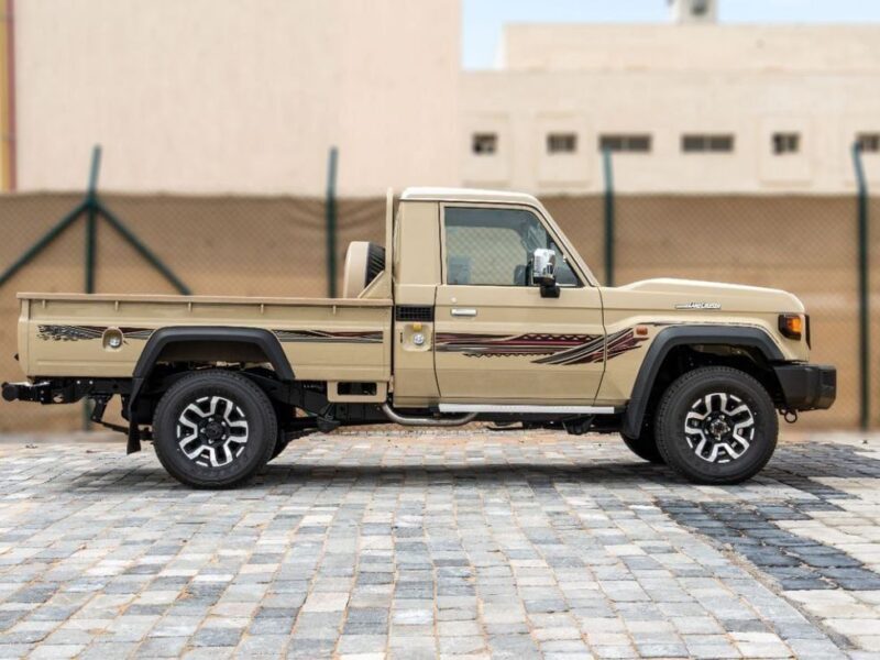 2026 Toyota Land Cruiser LC79 2.8L 4-Cylinder Turbo Diesel Engine Beige Brown Pickup Truck