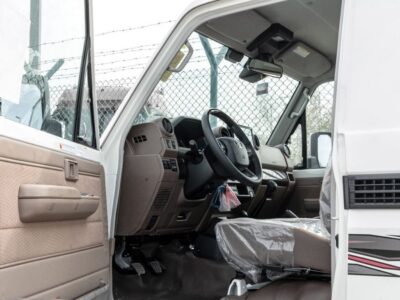2026 Toyota Land Cruiser LC79 2.8L 4-Cylinder Turbo Diesel Engine White Brown Pickup Truck