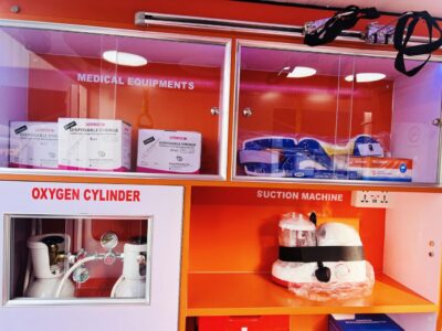 2026 Toyota Hilux 2.4L 4-Cylinder Turbocharged Diesel White Orange Ambulance GCC