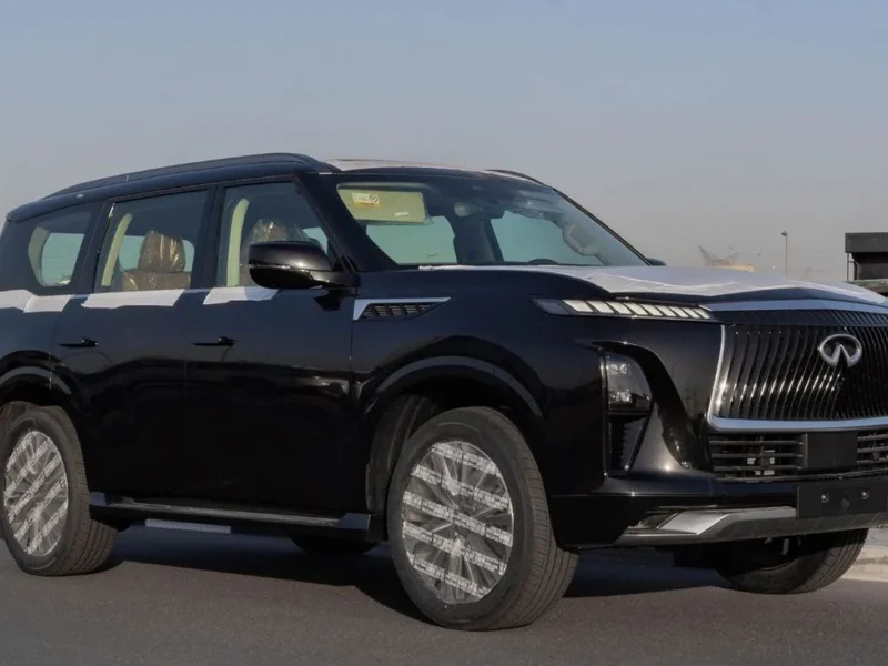 2026 Infiniti QX80 Sensory 3.5 Litres V6 Twin-Turbo Petrol Engine Black Tan SUV GCC Specs