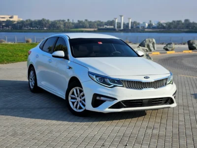 2020 Kia Optima Sport 4-cylinder Petrol Engine White Beige Sedan GCC Specs Automatic