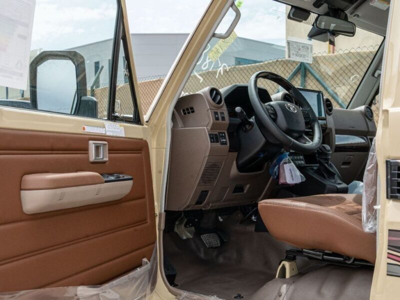 2026 Toyota Land Cruiser LC79 2.8L 4-Cylinder Turbo Diesel Engine Beige Brown Pickup Truck