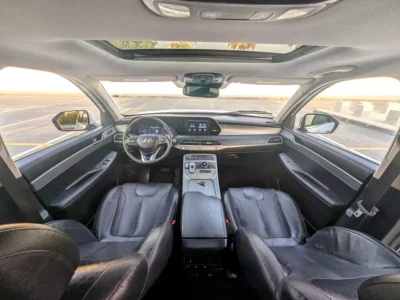 2020 Hyundai Palisade SEL 3.8 Litres V6 Petrol Engine White Black SUV American Specs