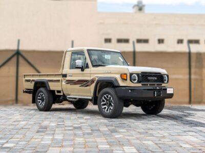 2026 Toyota Land Cruiser LC79 2.8L 4-Cylinder Turbo Diesel Engine Beige Brown Pickup Truck