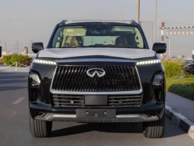 2026 Infiniti QX80 Sensory 3.5 Litres V6 Twin-Turbo Petrol Engine Black Tan SUV GCC Specs