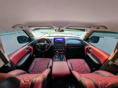 2017 Nissan Patrol SE Facelifted 2026 4.0 Litres V6 Petrol Engine Black Red SUV GCC Specs