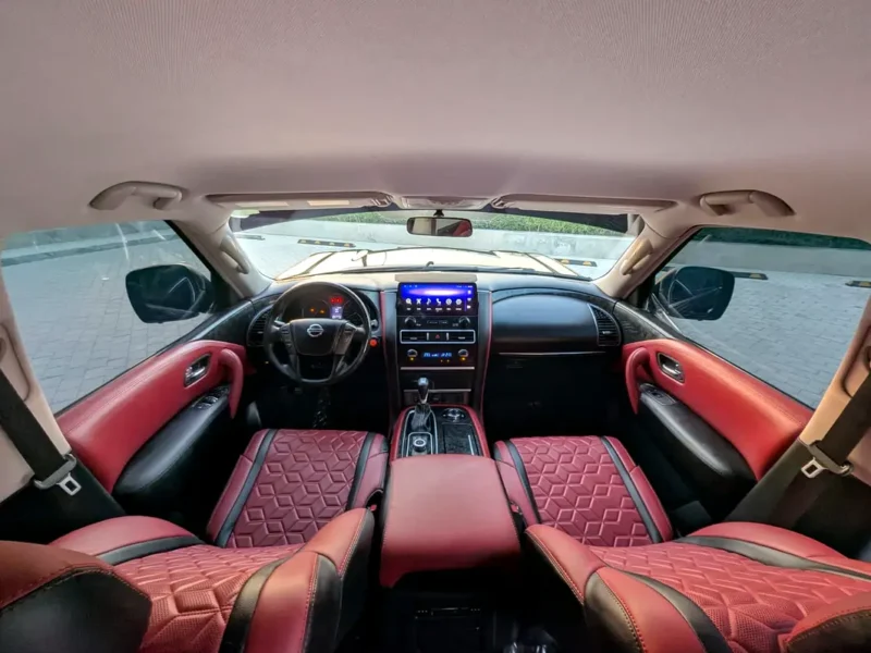 2017 Nissan Patrol SE Facelifted 2026 4.0 Litres V6 Petrol Engine Black Red SUV GCC Specs
