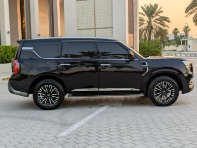 2017 Nissan Patrol SE Facelifted 2026 4.0 Litres V6 Petrol Engine Black Red SUV GCC Specs