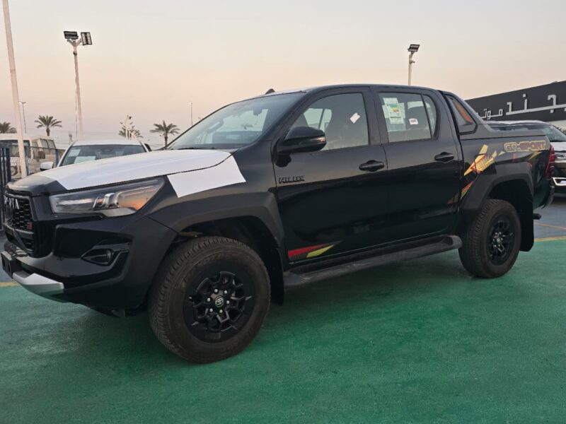 2026 TOYOTA HILUX GR SPORT 4.0 Litres 6 Cylinders Diesel Engine Black Pickup Truck